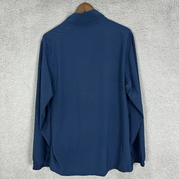 Under Armour‎ Storm Winds Pullover Windbreaker Jacket Mens Medium Blue Fitted - Picture 9 of 9